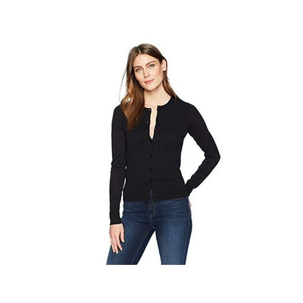 Size Large Black Lark /& Ro Women/'s Bell Sleeve Sweater Large Black